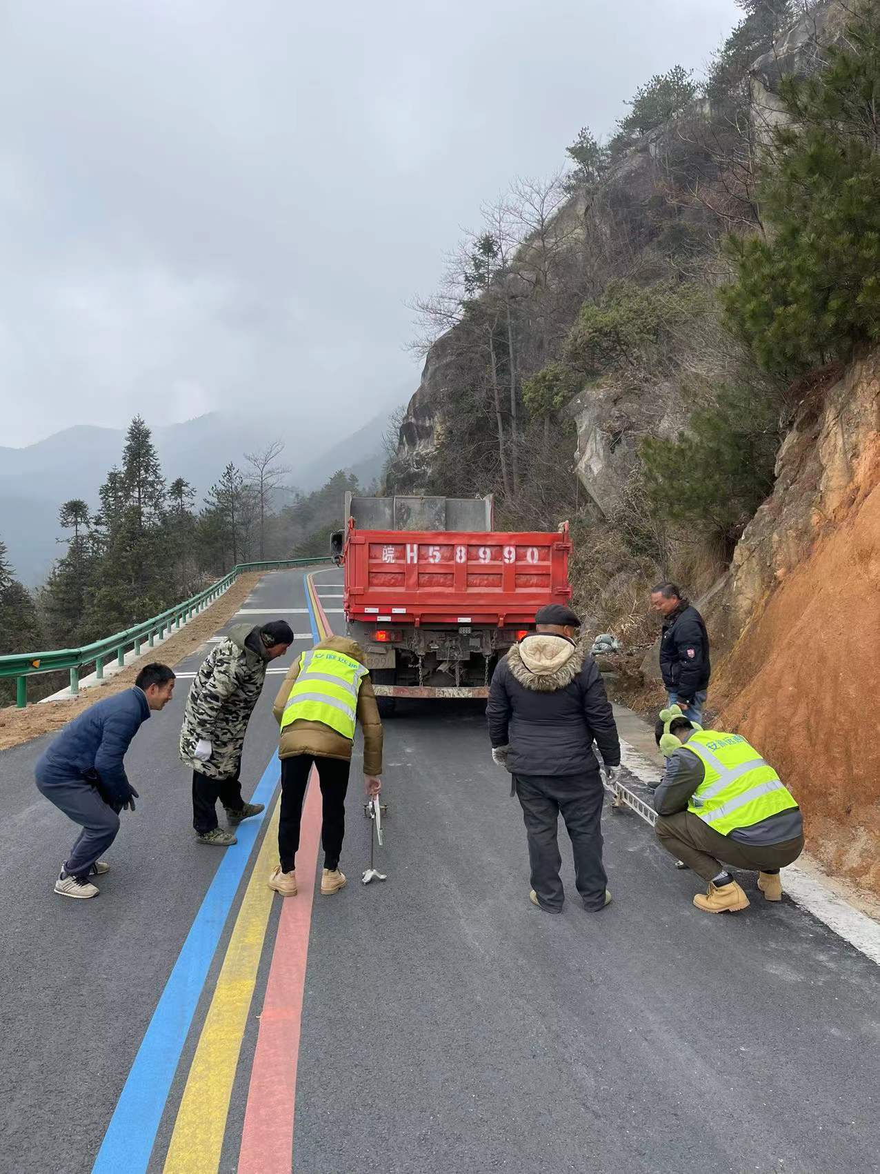 潛山外環(huán)路交工檢測